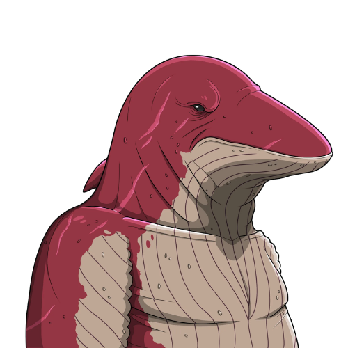 Dork v1 red mascot