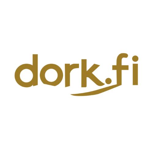 dork.fi logo on white