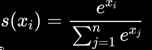 Softmax Equation