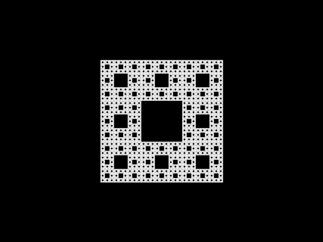 Sierpinski Carpet VGA Mode