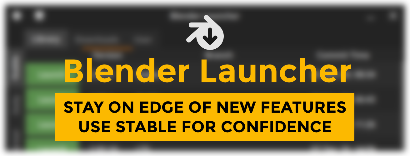 Blender Launcher Cover