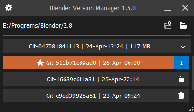 GitHub - for Blender (Win x64, Linux x64) daily builds.