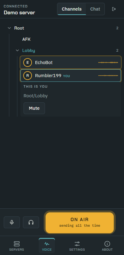 Mobile channels