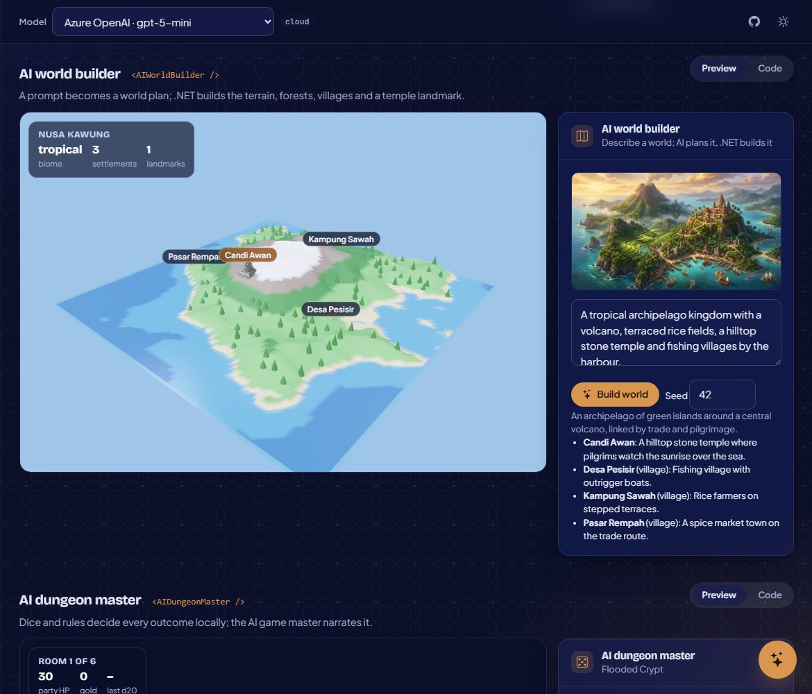 AI world builder