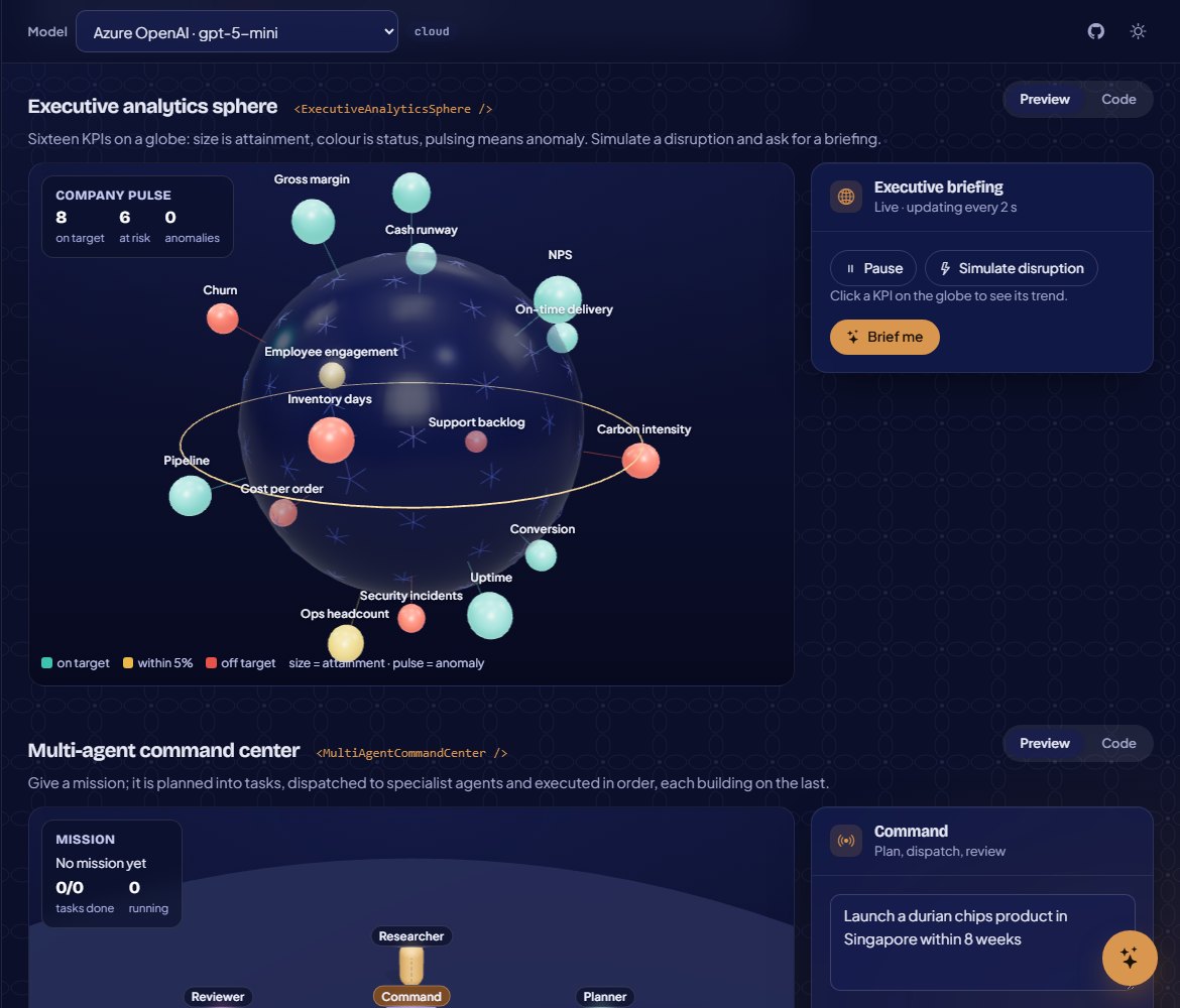 Executive analytics sphere
