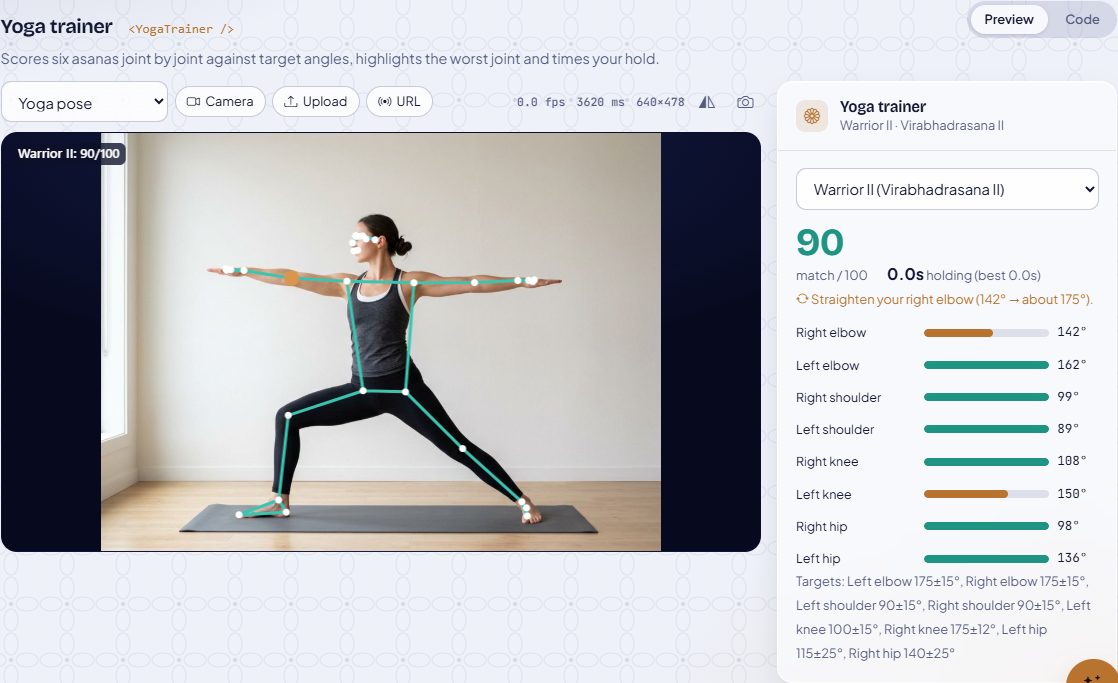 Yoga trainer