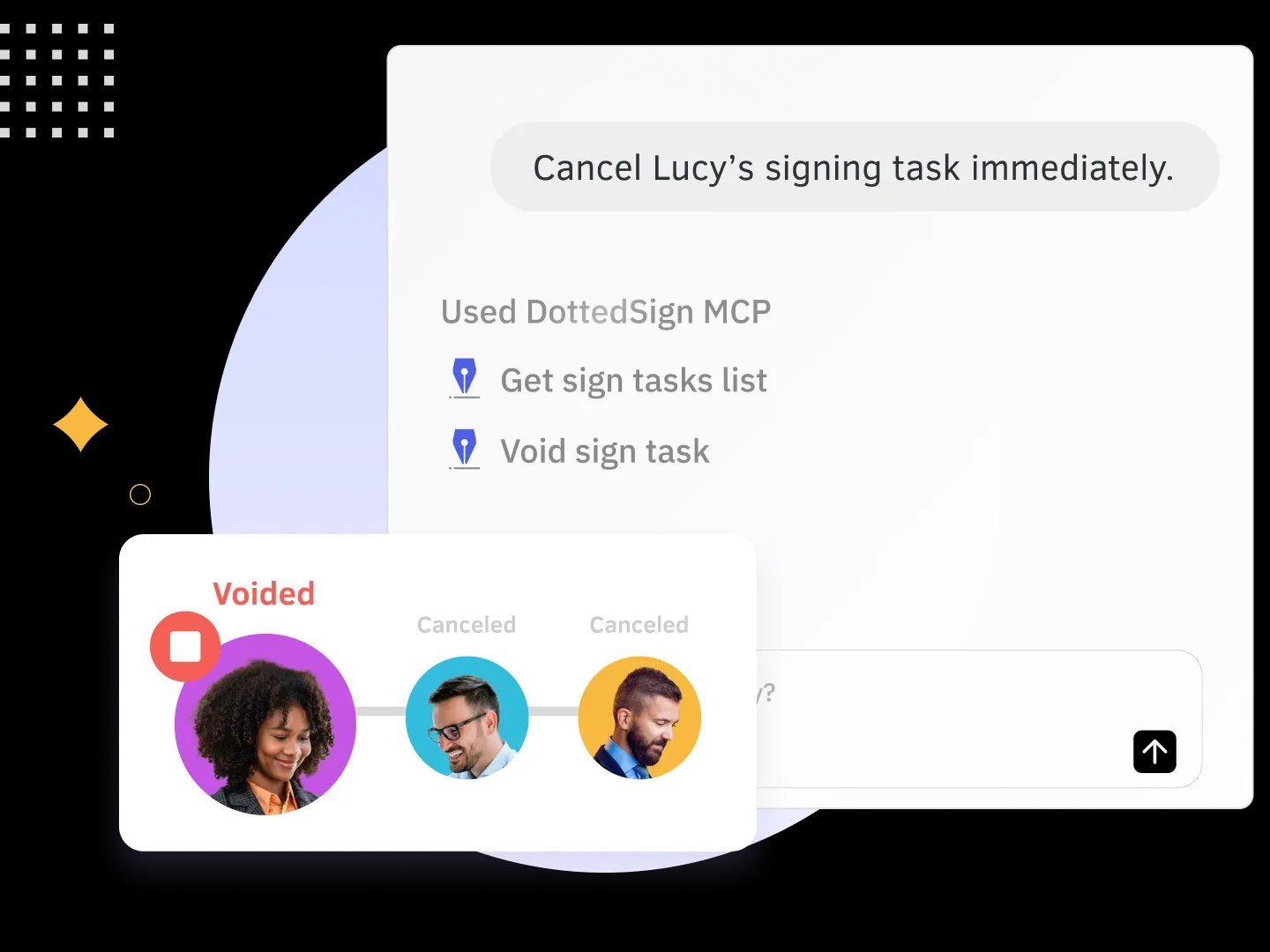 Void or cancel a signing task instantly