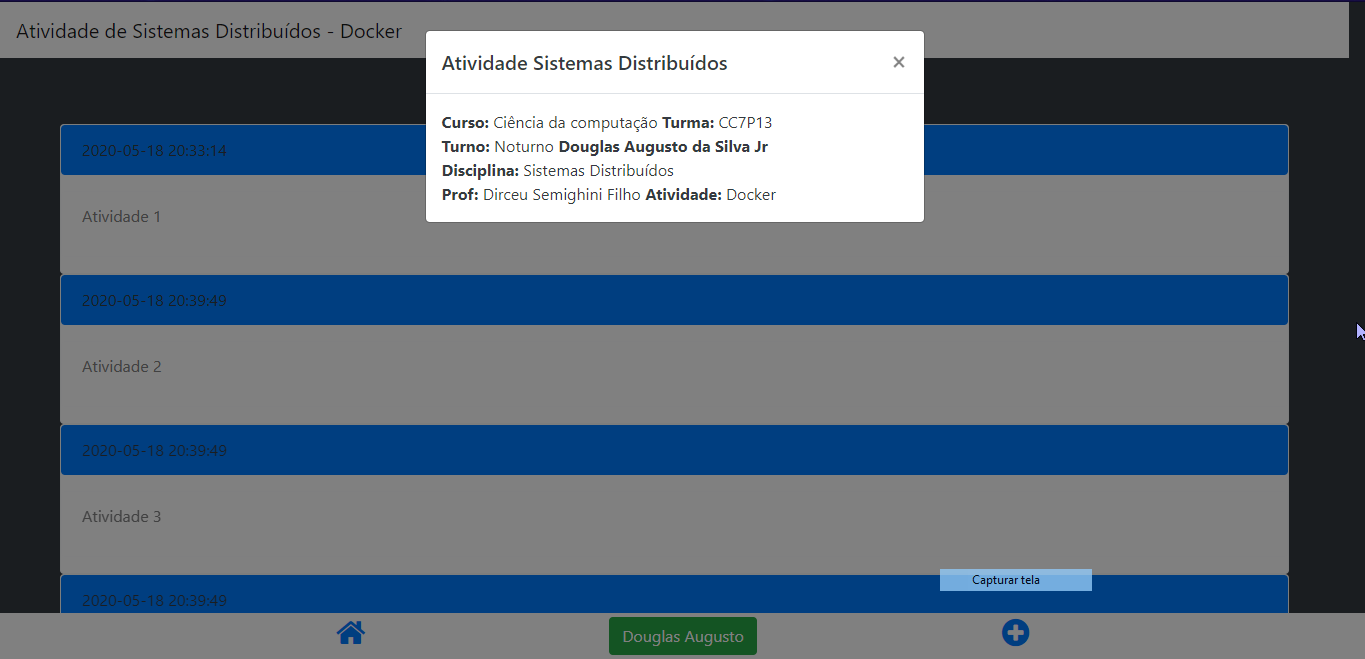 GitHub - DouglasAugustoJunior/CadastroAtividadeDocker: Atividade de ...