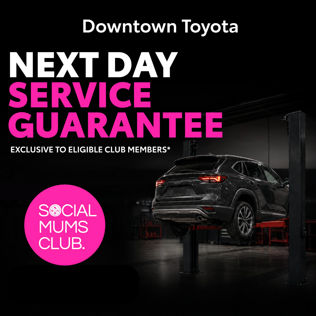 Downtown Toyota Social Mums Club priority service offer
