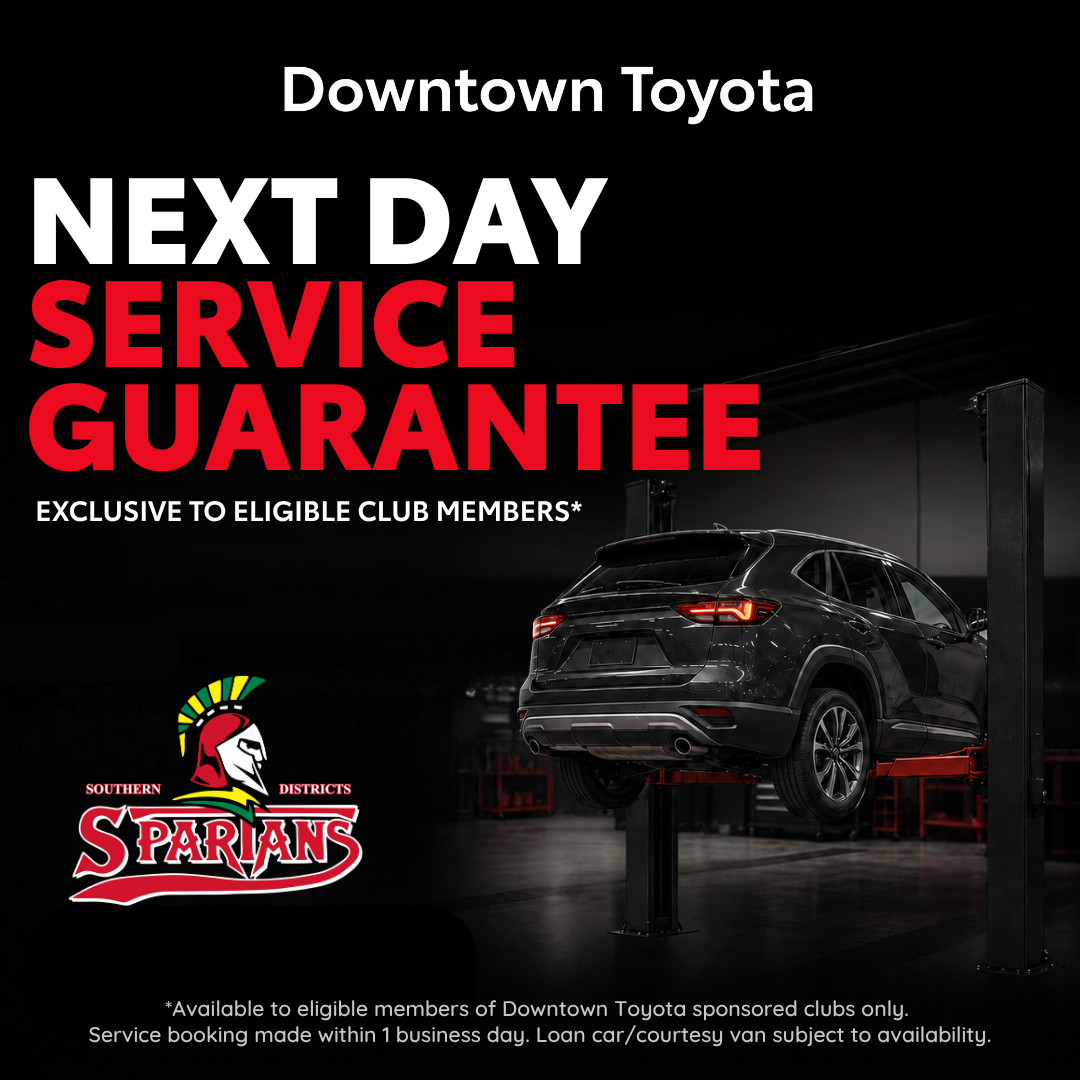 Downtown Toyota Southern Districts Spartans priority service offer