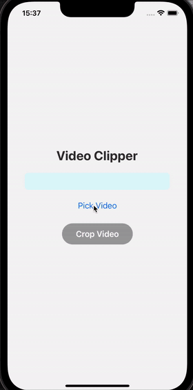 Pick a video and drag the trim handles