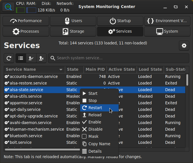 System Monitoring Center