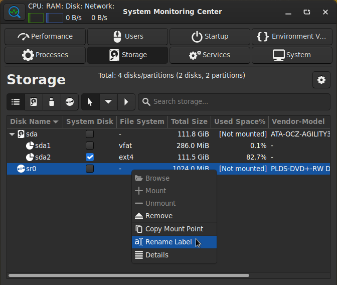 System Monitoring Center