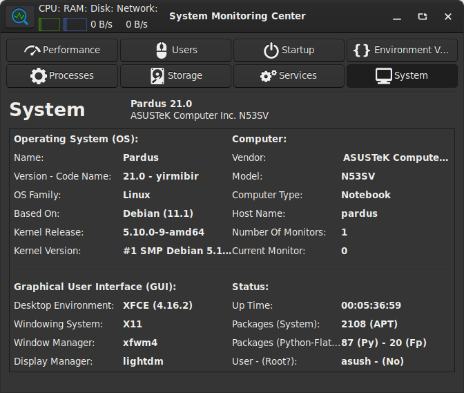 System Monitoring Center