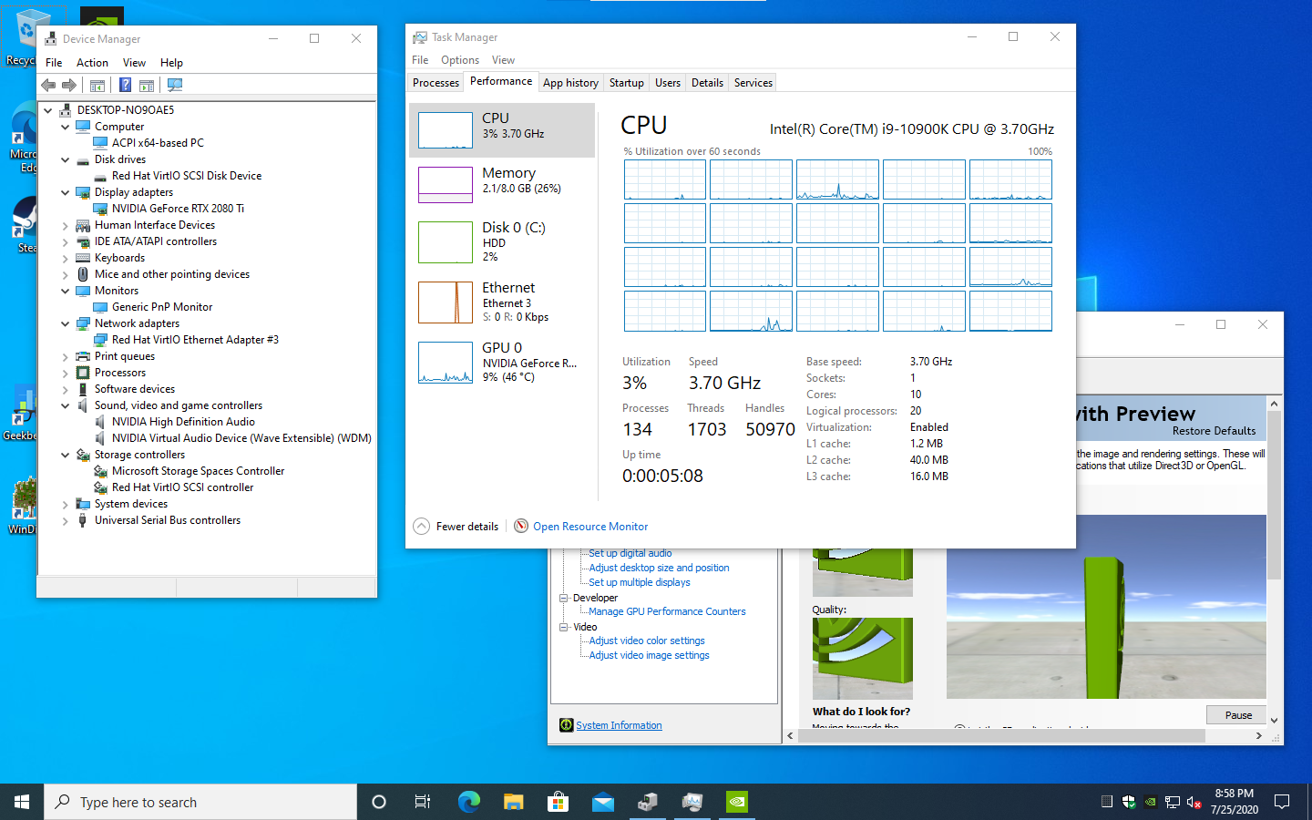 GPU and CPU passed-through