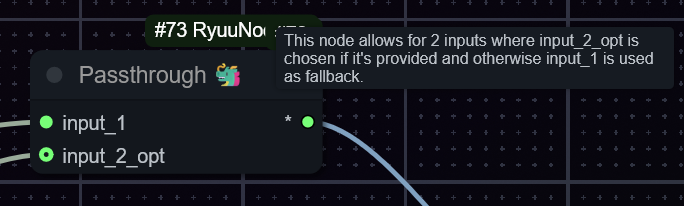 Passthrough node showcase