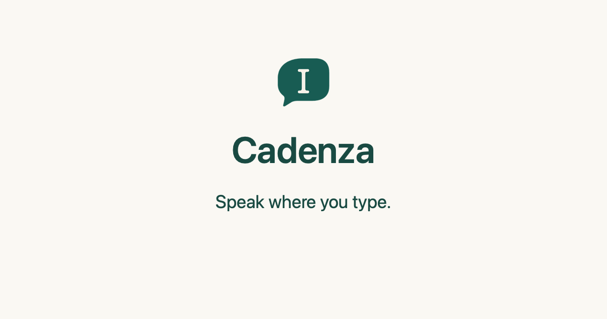 Cadenza screenshot 1