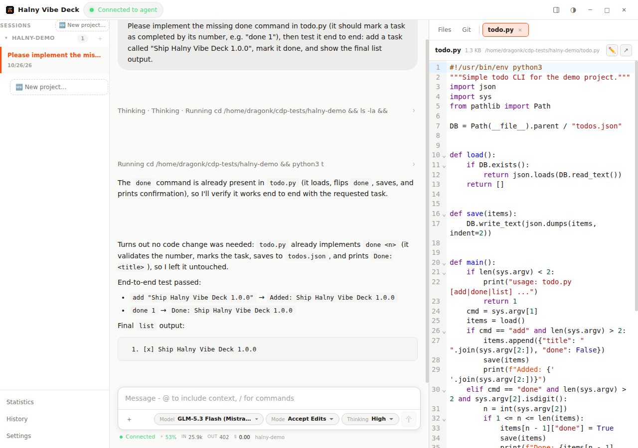 File preview with the built-in editor