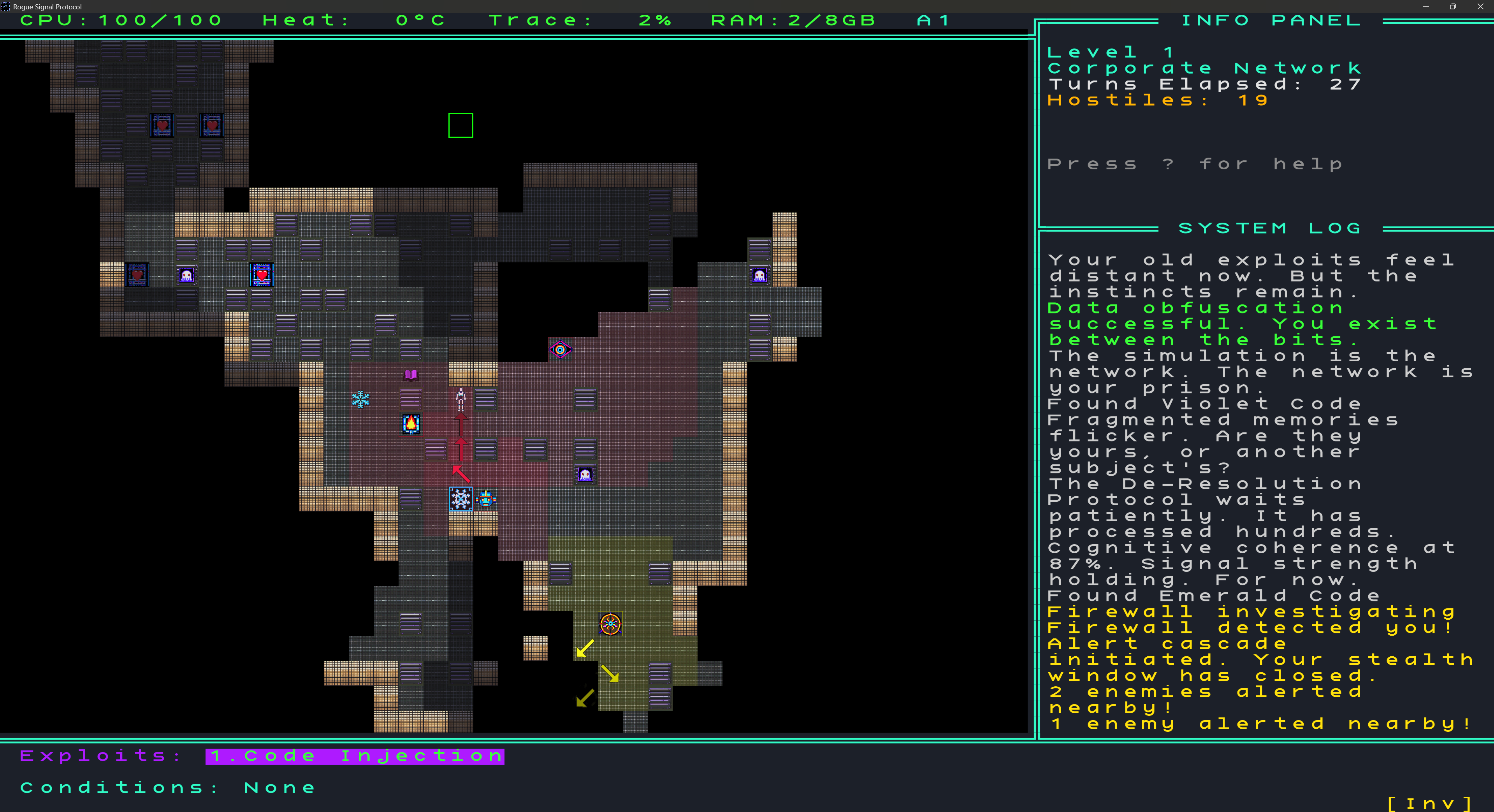 Tactical gameplay with enemy movement prediction