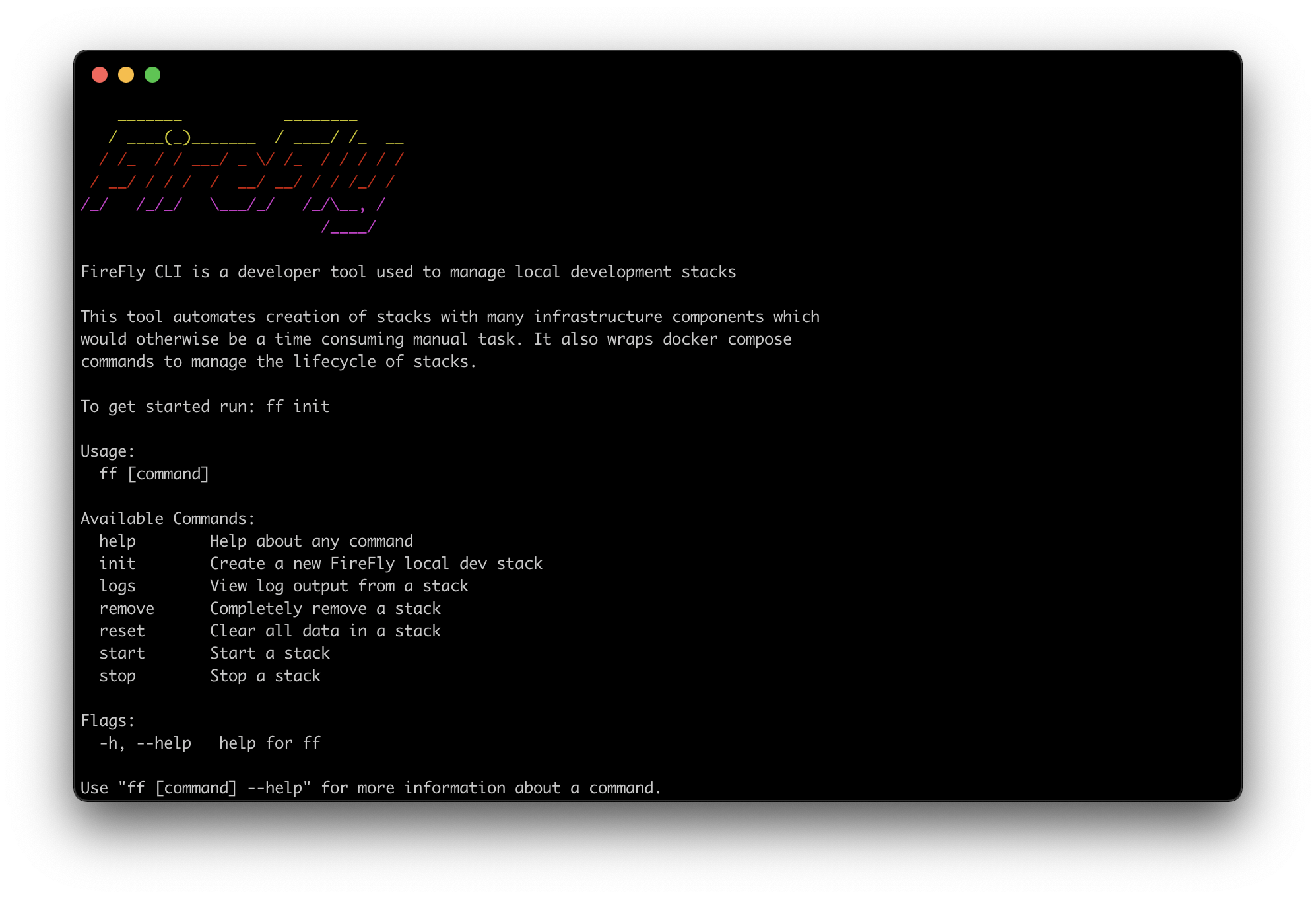 FireFly CLI Screenshot