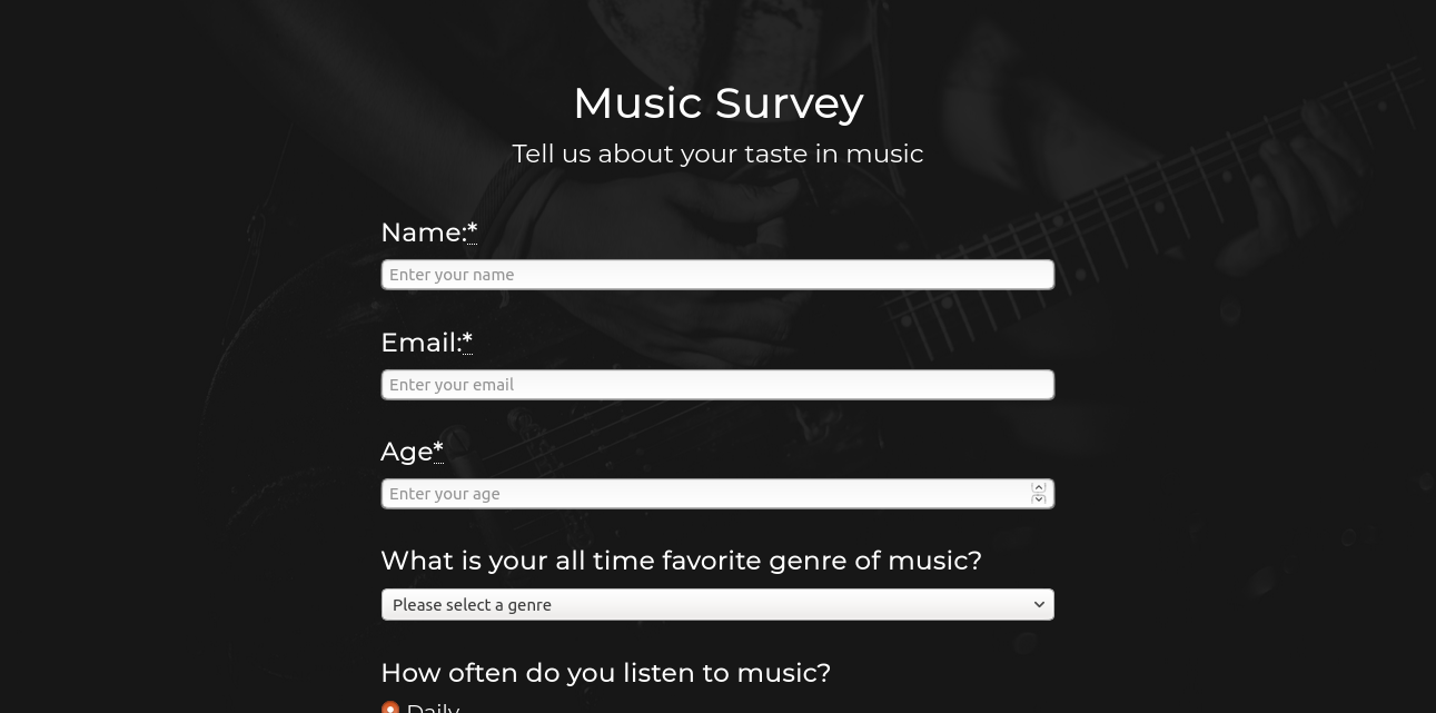Survey-page