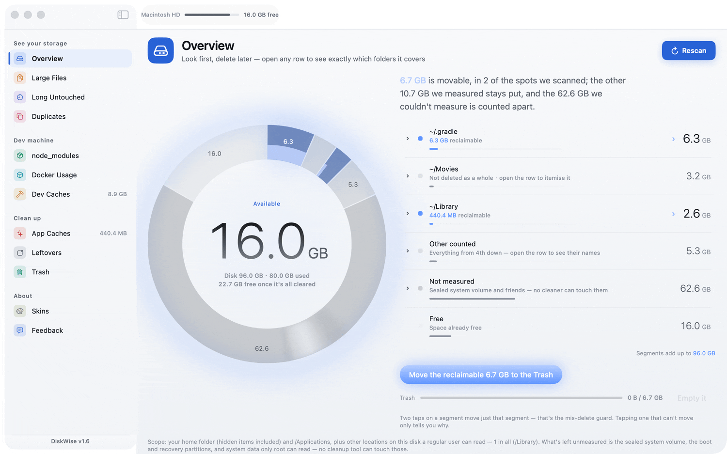 DiskWise screenshot 1