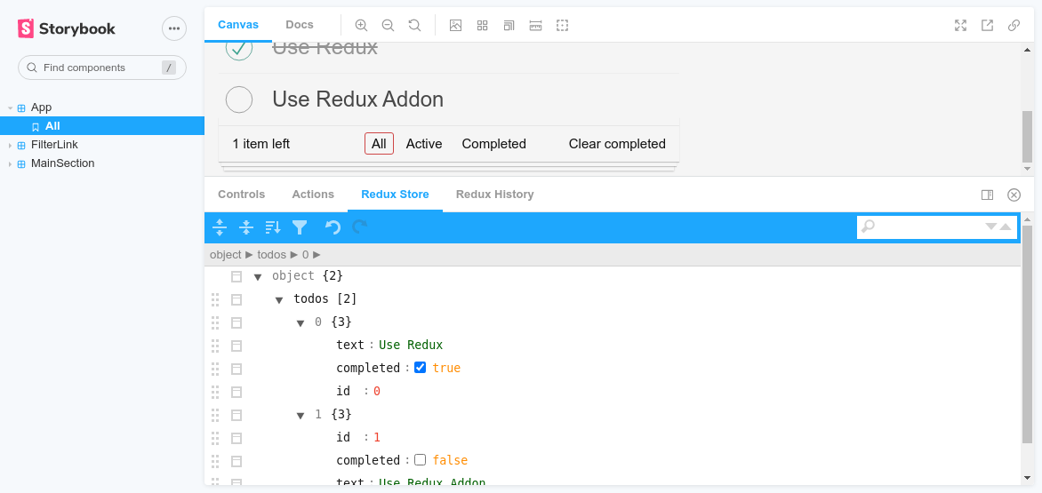 npm.io Redux Addon State Panel