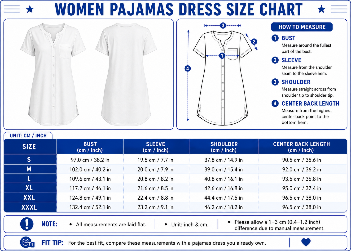 Alabama Crimson Tide size chart