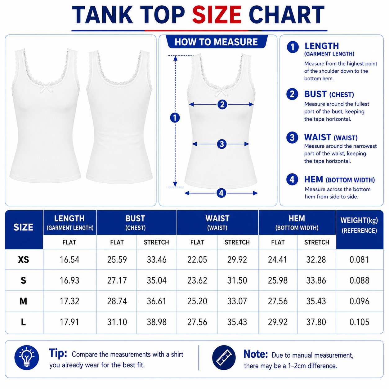 Virginia Cavaliers size chart