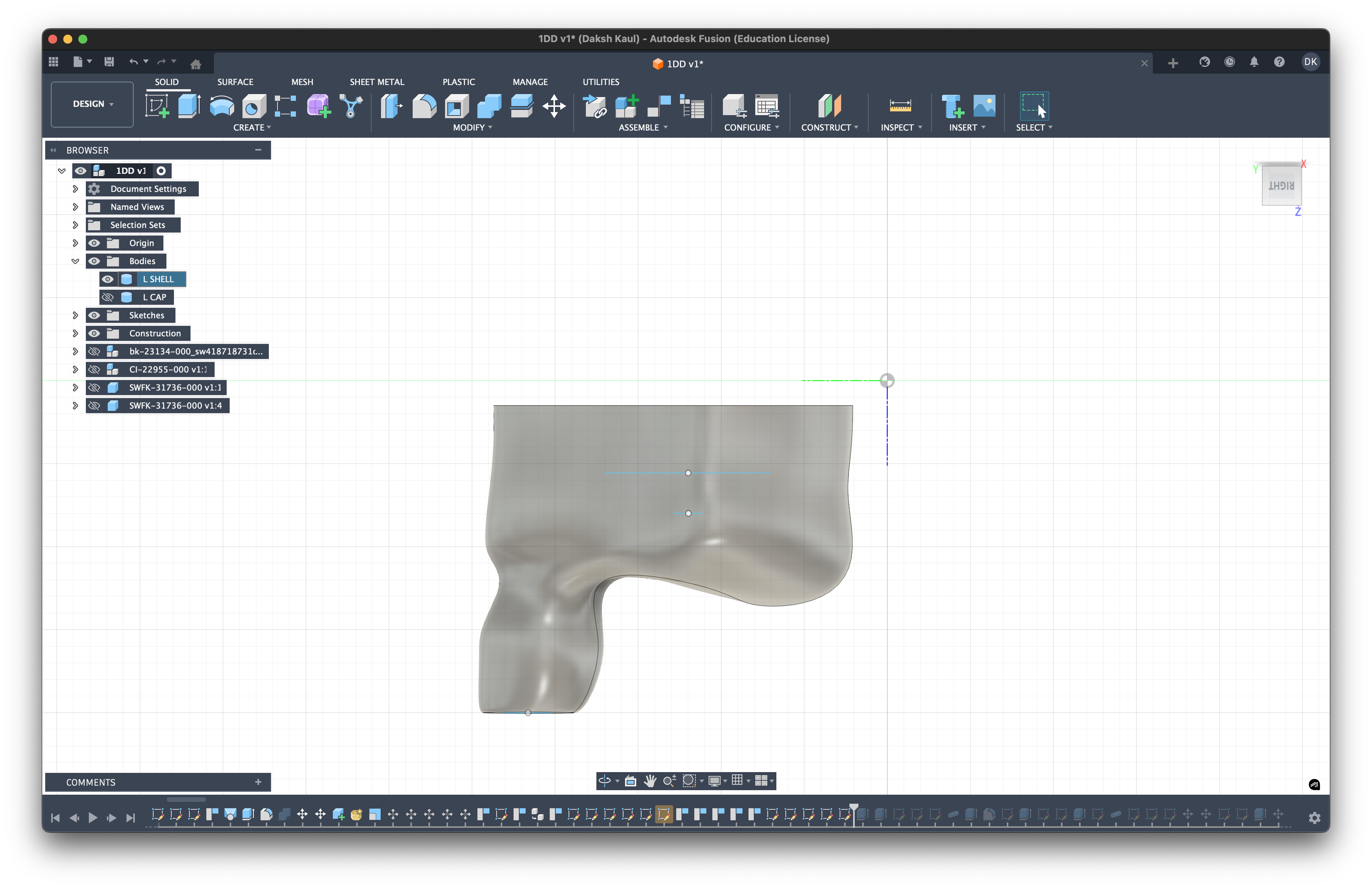 Shell Design Driver Cutout