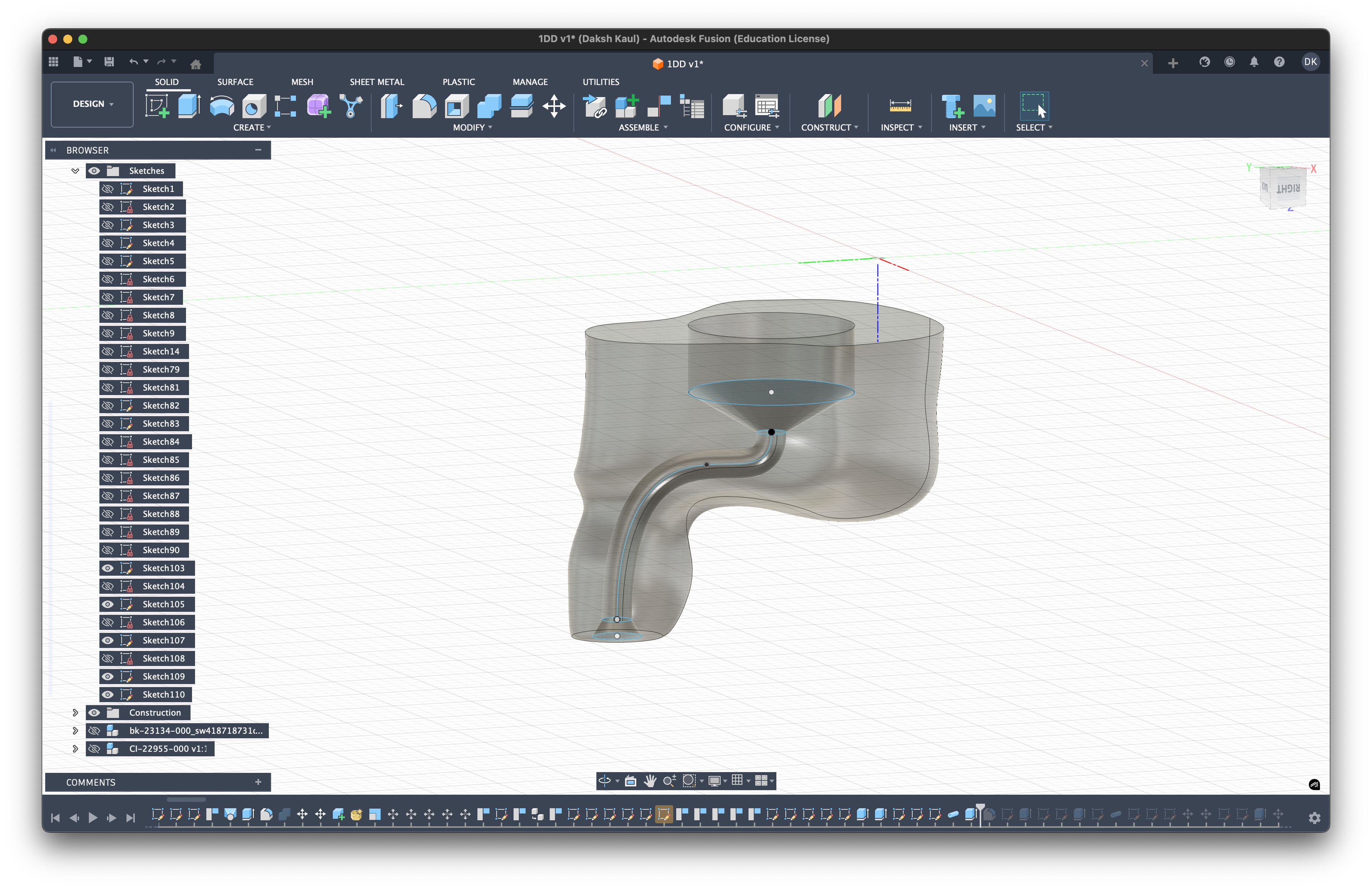 Shell Design Finished Extrusion