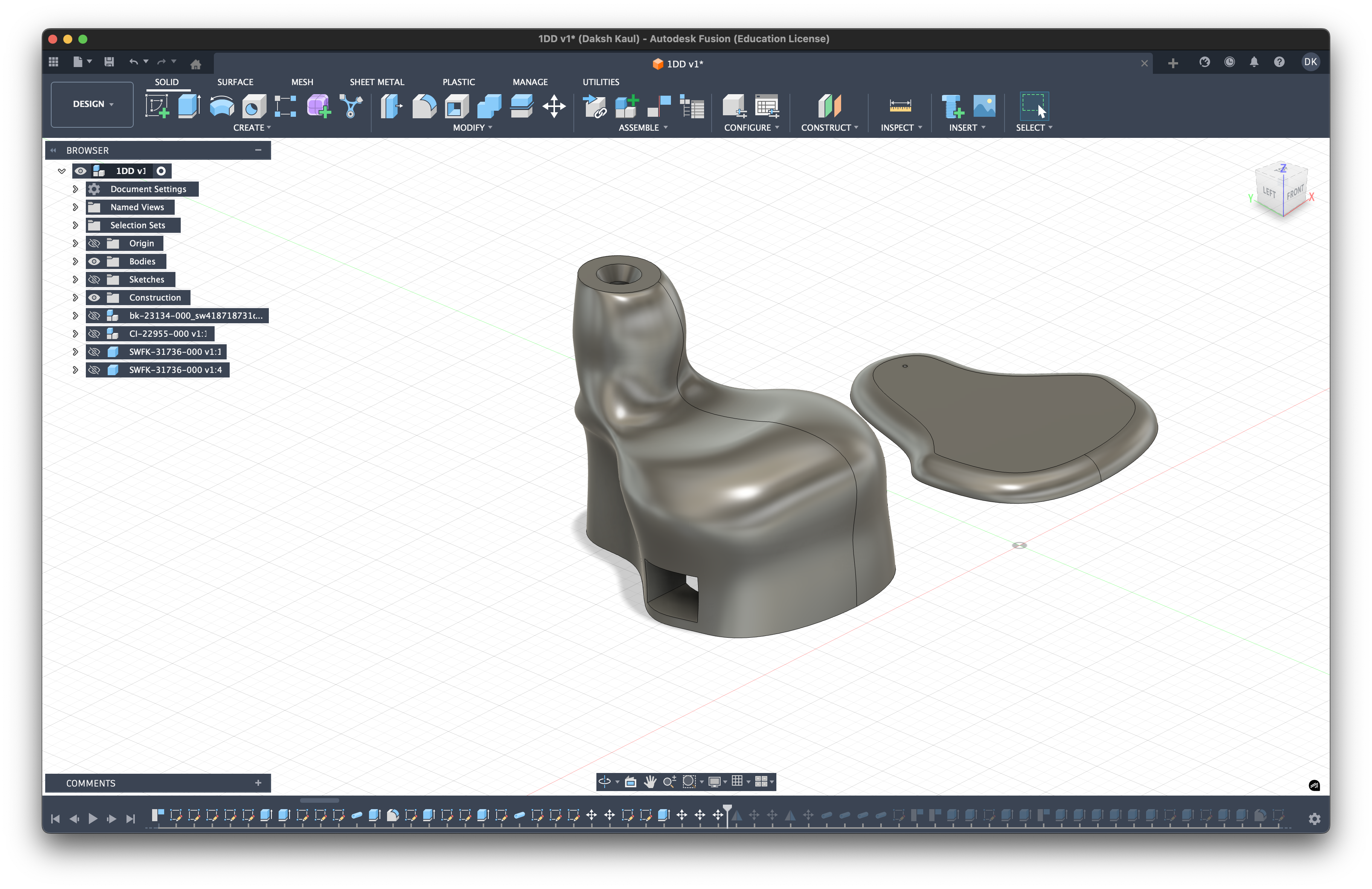 Shell Design Lay Flat
