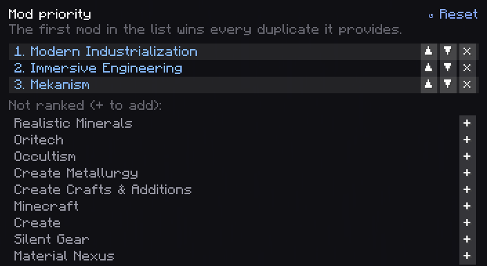 Mod priority