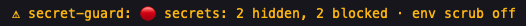 secret-guard's status light