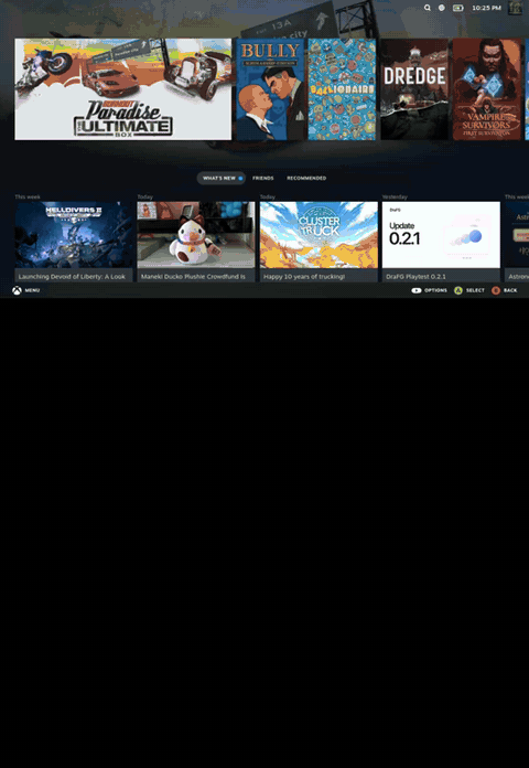 Launching Geometry Wars 3 on the second screen from the session menu