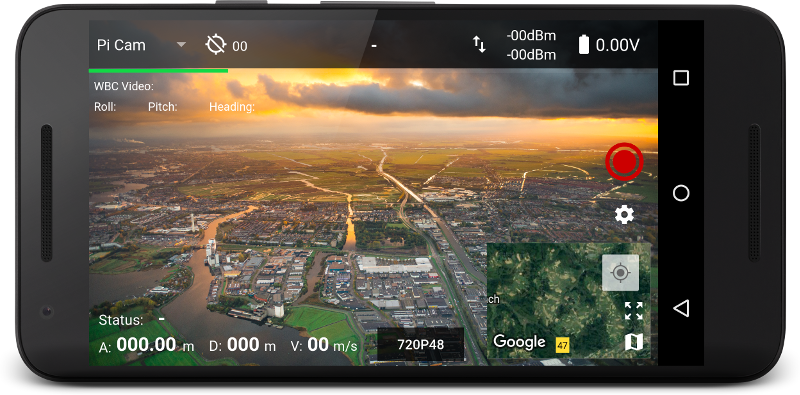 DroneBridge for Android app screenshot