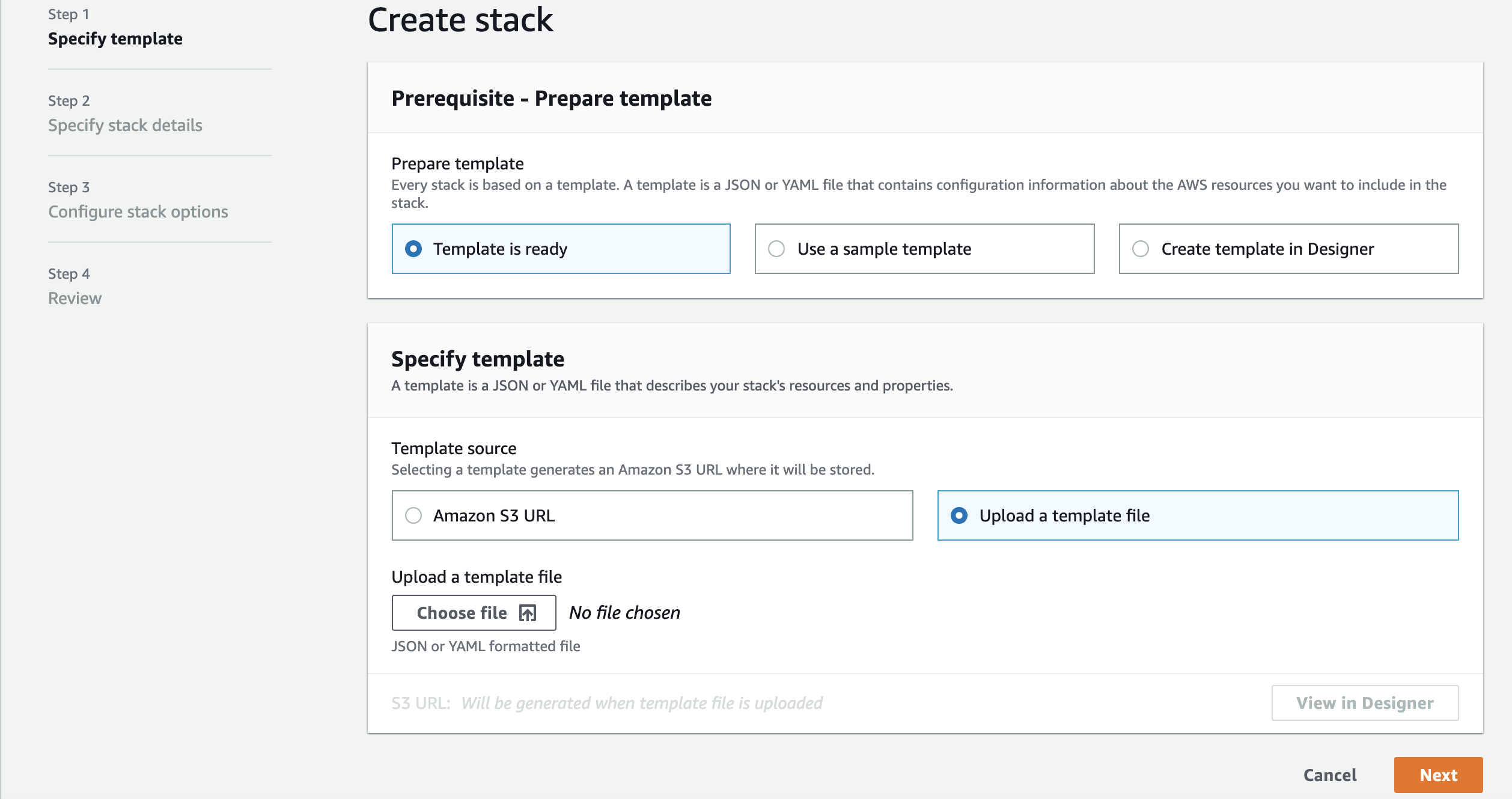 CreateStack