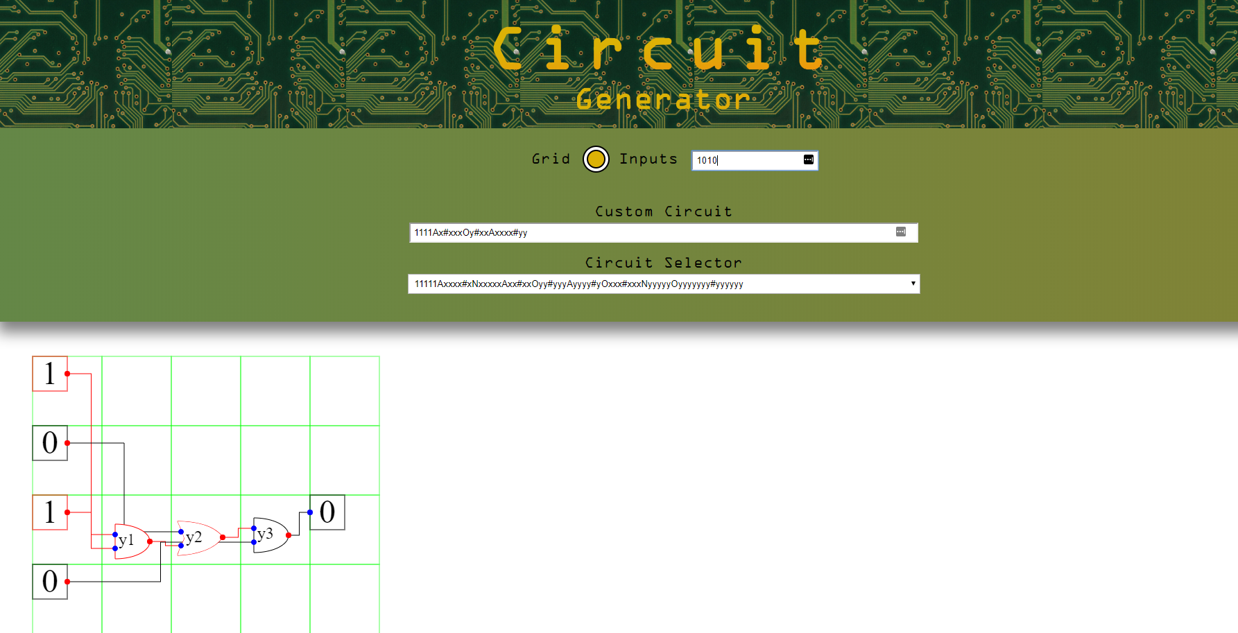 GitHub - drywaters/gateGenerator: Generates random truth circuit using ...