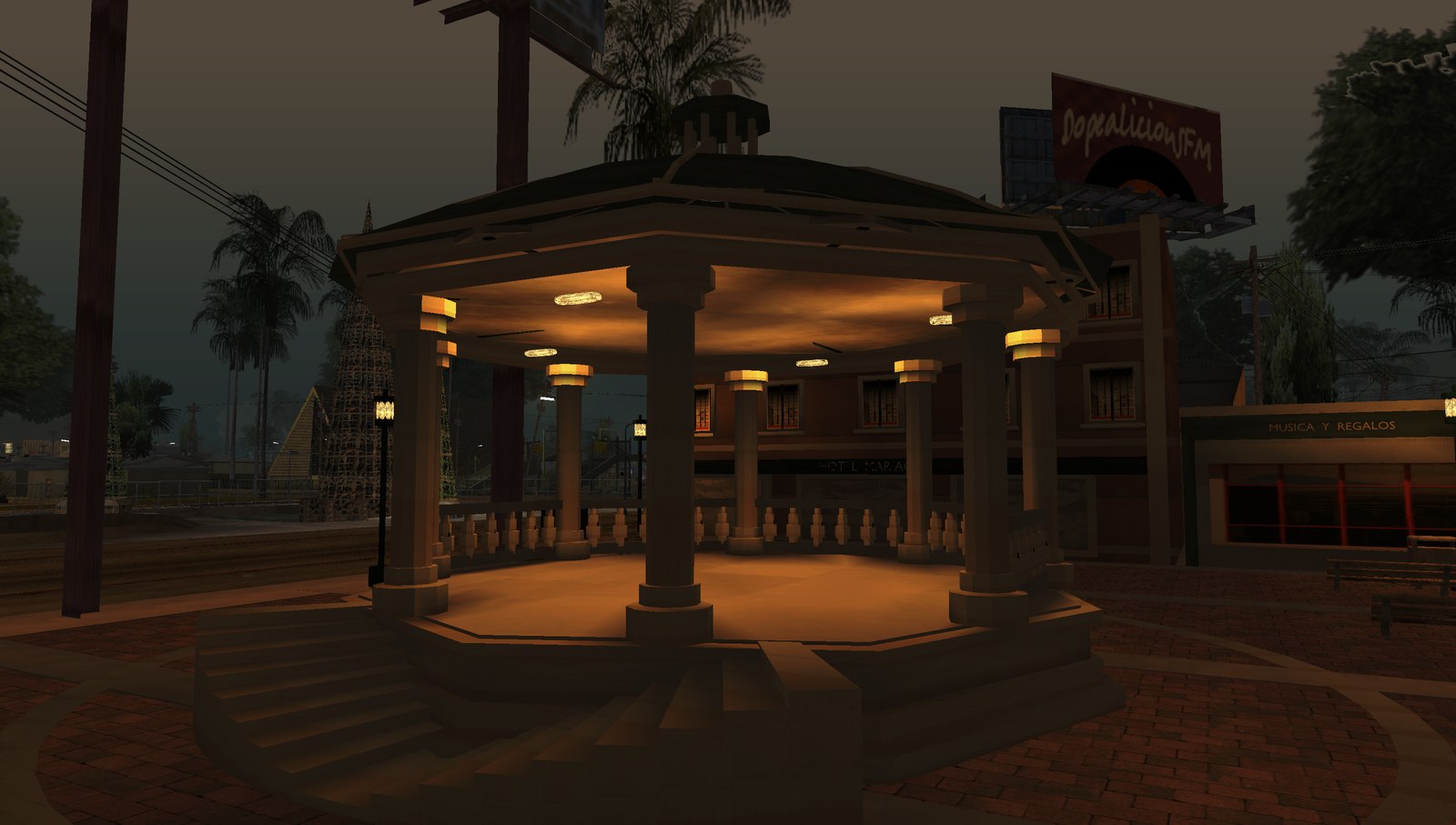 Mariachi night kiosk scene from the GTA Scout showcase