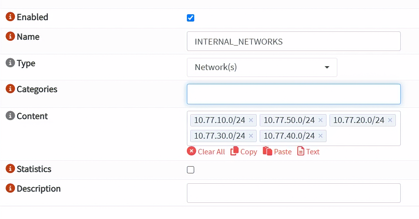 INTERNAL_NETWORKS 使用 Network Alias 保存五個內部網段