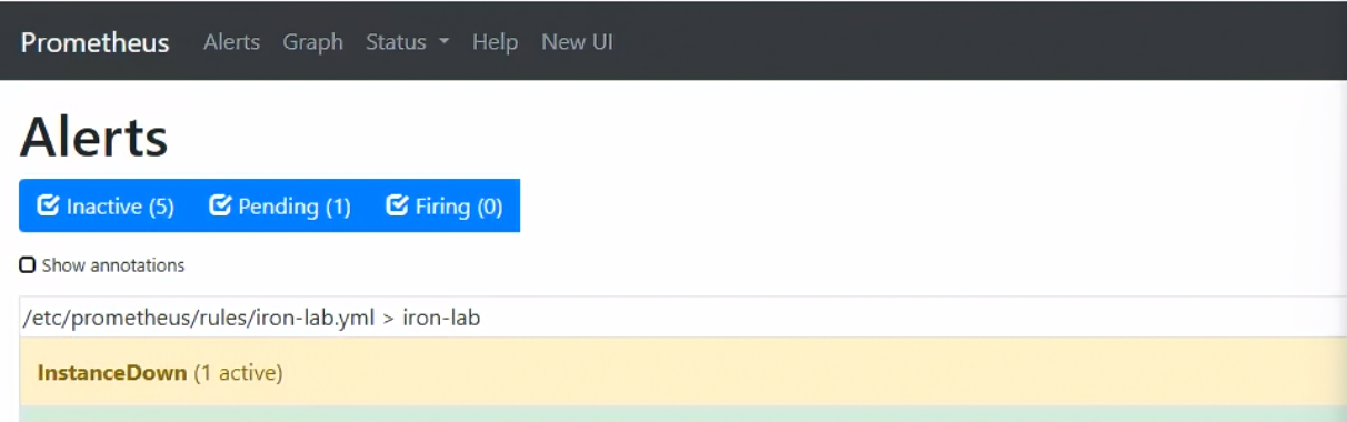 InstanceDown 先進入 Pending