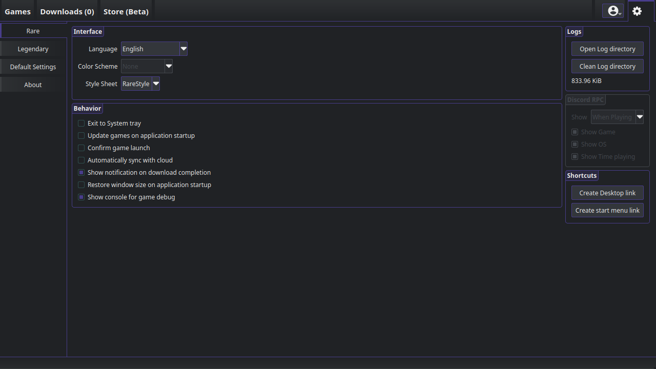 Install Rare using Winget - wingetCollections
