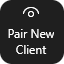 Pair New Client Button screenshot
