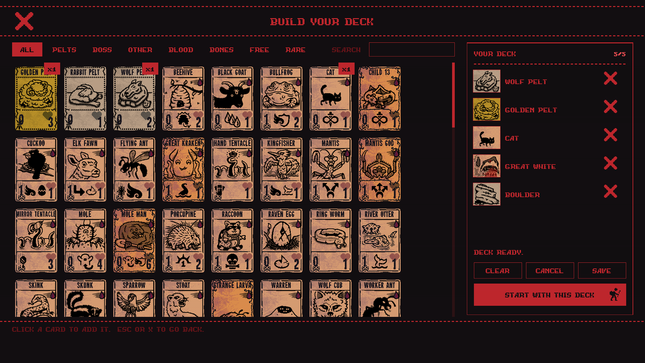 Deck builder