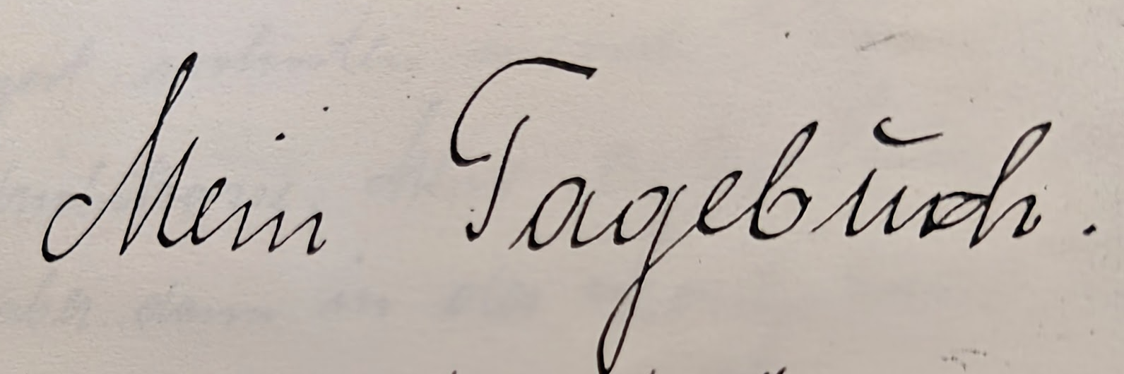 Mein Tagebuch