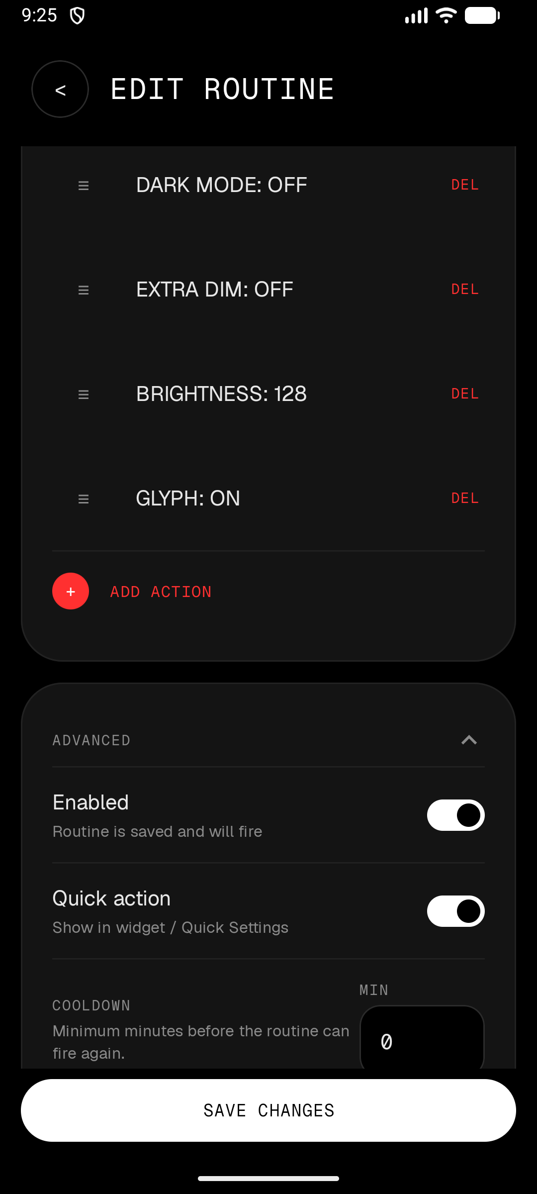 Mode builder