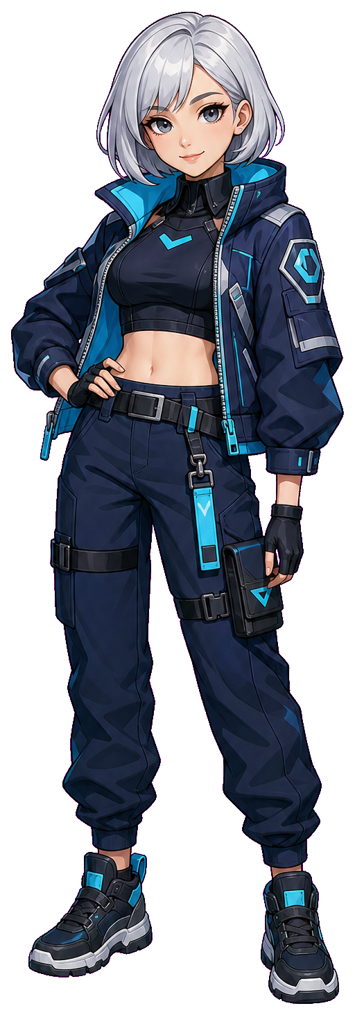 cyberpunk avatar character