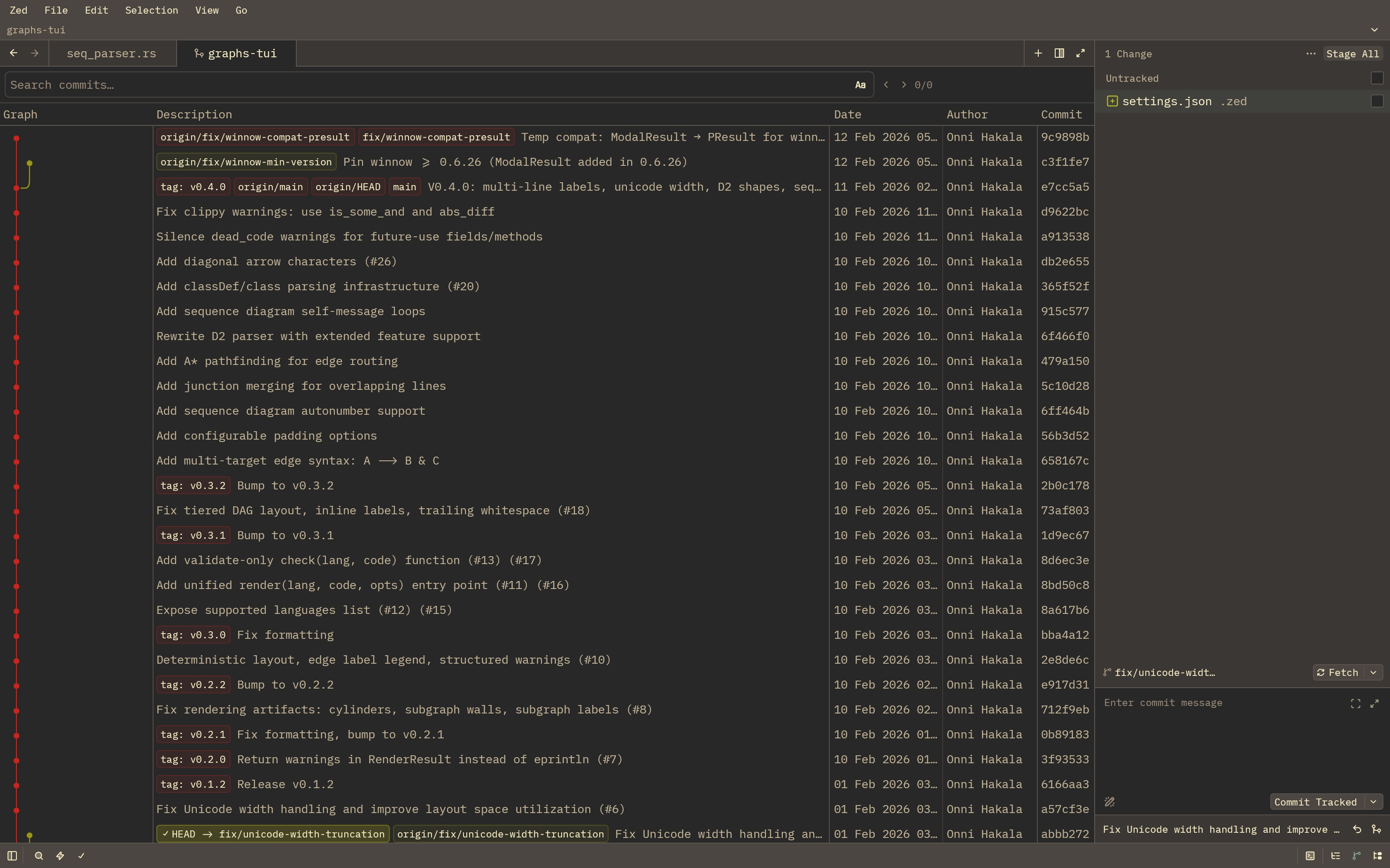 Git graph