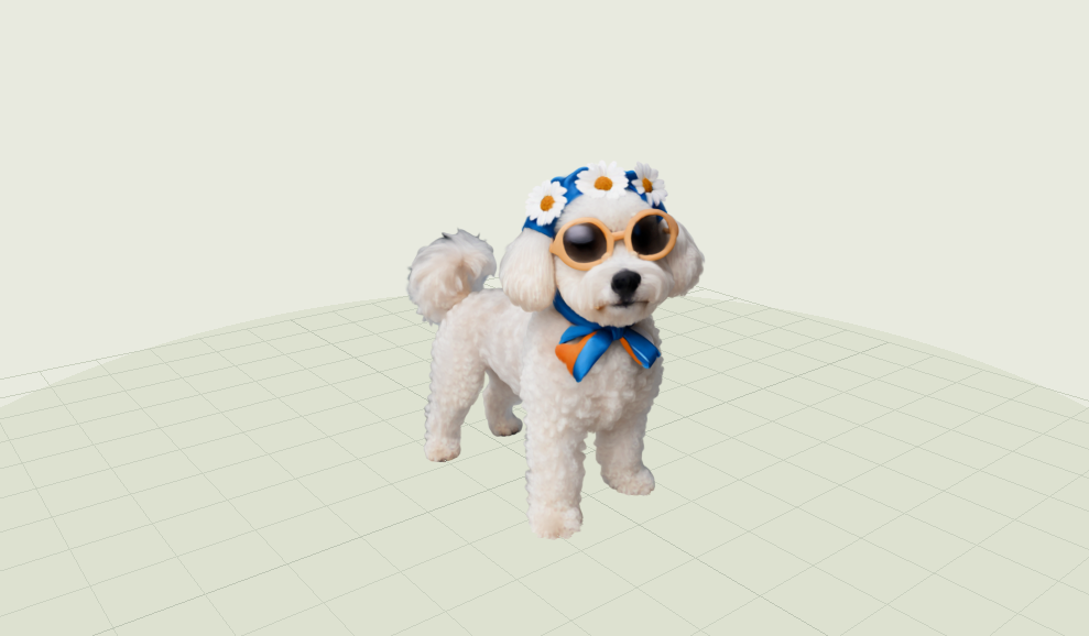 Finished Huawei dog in Doggin' Around