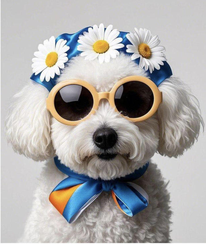 Huawei challenge dog source photograph